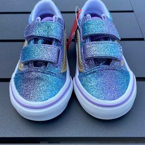 Vans old school toddler Velcro shoes
